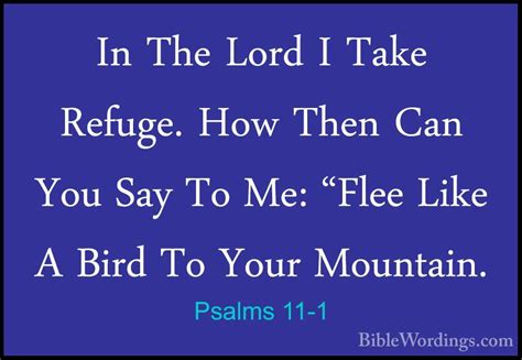 P017 In The LORD I Take Refuge